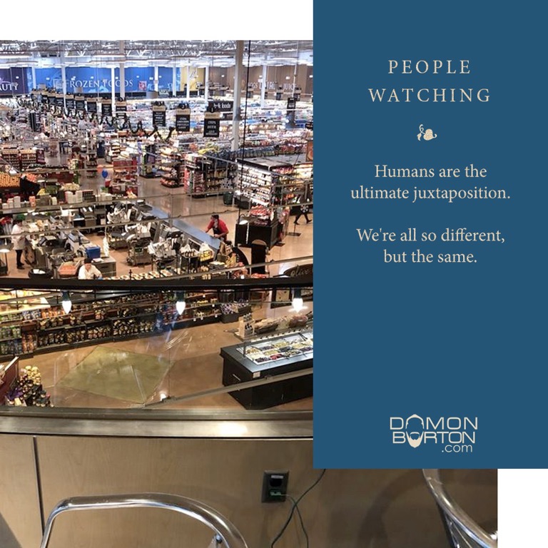 people watching