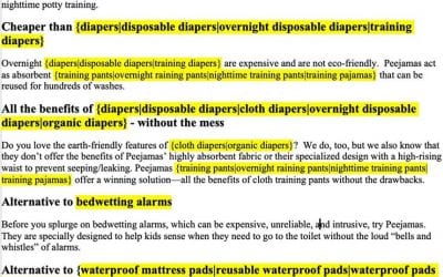 How to Diversify Product Descriptions