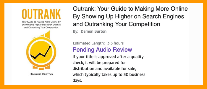 Damon Burton audio book