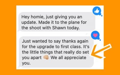 Upgrade someone else to first class? Why not!