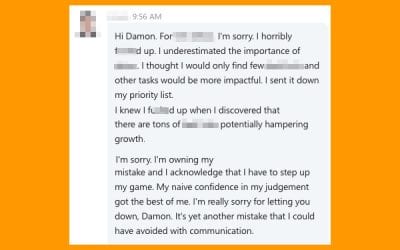 When Your Team Makes Mistakes