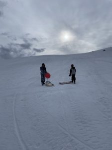 sledding