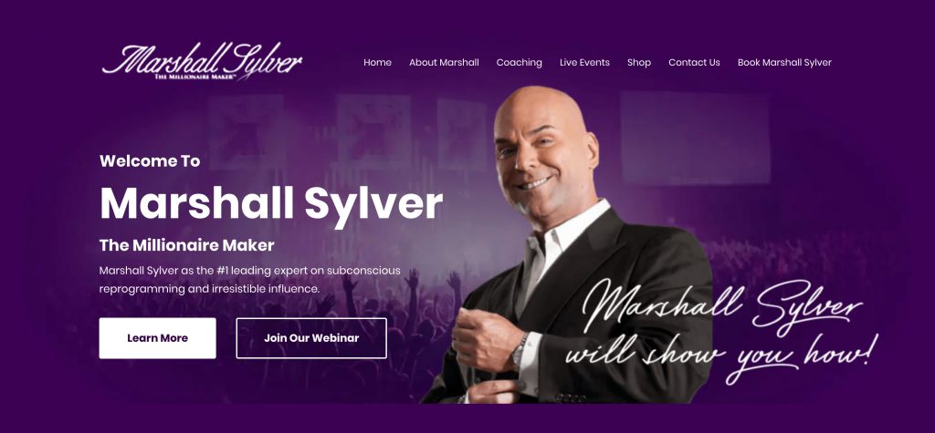 Marshall Sylver website