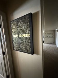 work harder