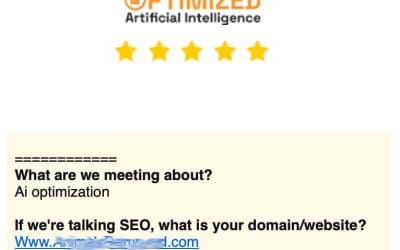 First (Formal) AI Optimization Lead