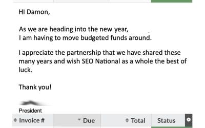 World’s Longest SEO Client?