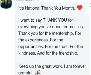 Thank You Month