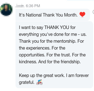 Thank You Month