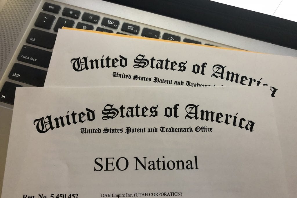 SEO National trademark