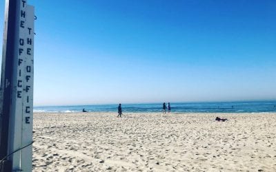 Today, I went to the beach.