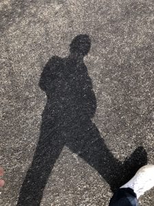 walking my kids to school
